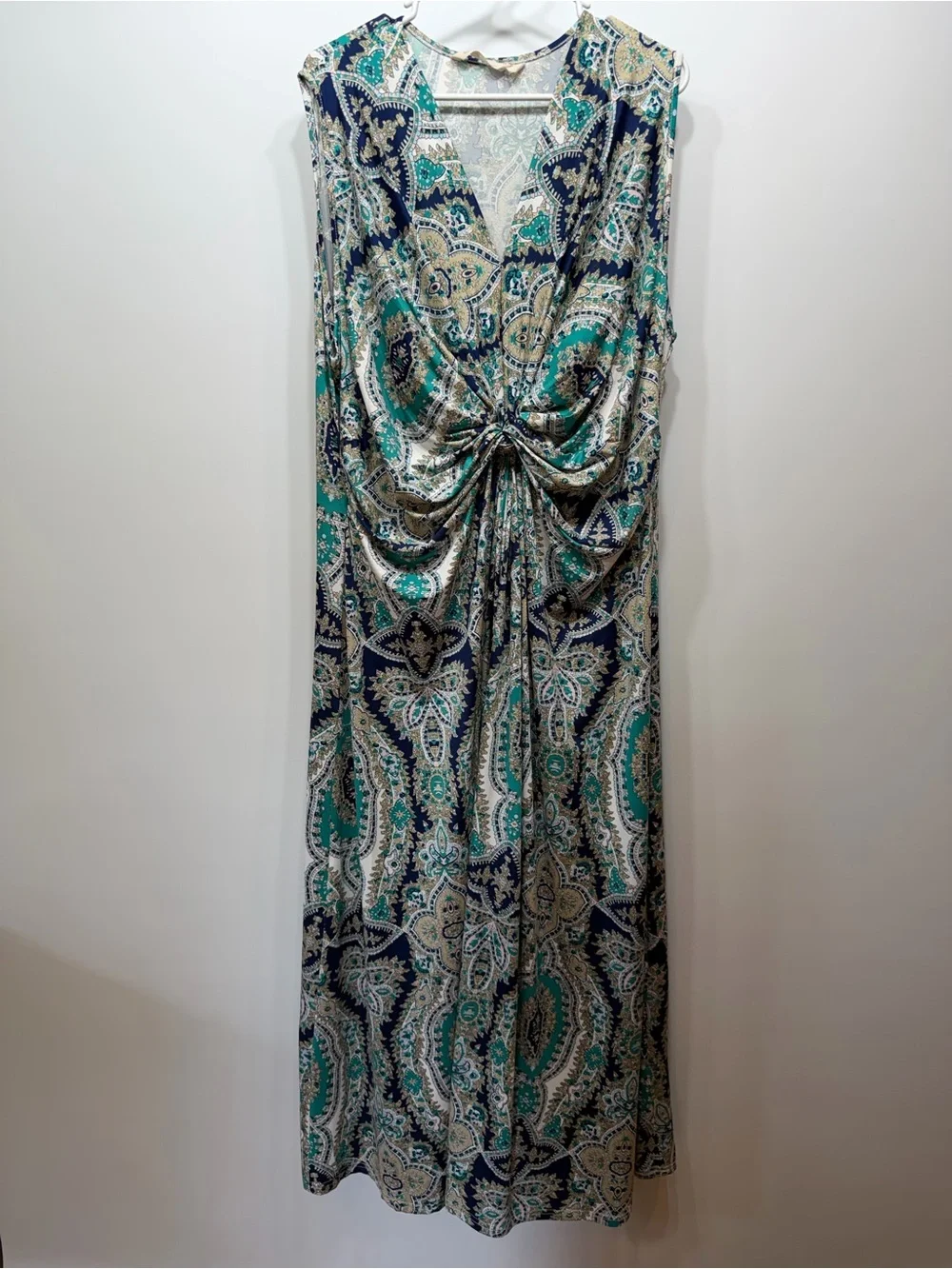 Soft Surroundings Kaleidoscope Paisley Maxi Dress Size 2X - Picture 2 of 10